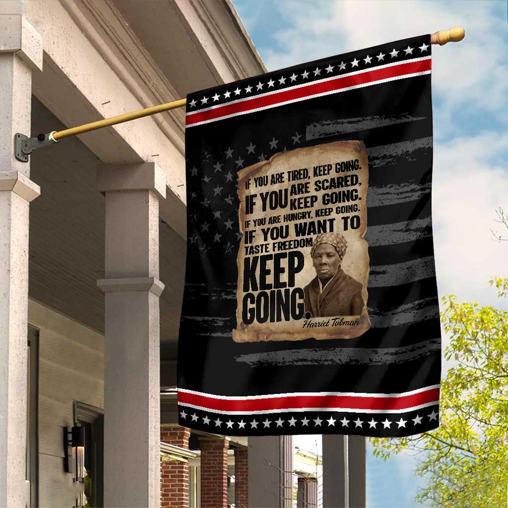Harriet Tubman Quote Garden Flag Black History African American