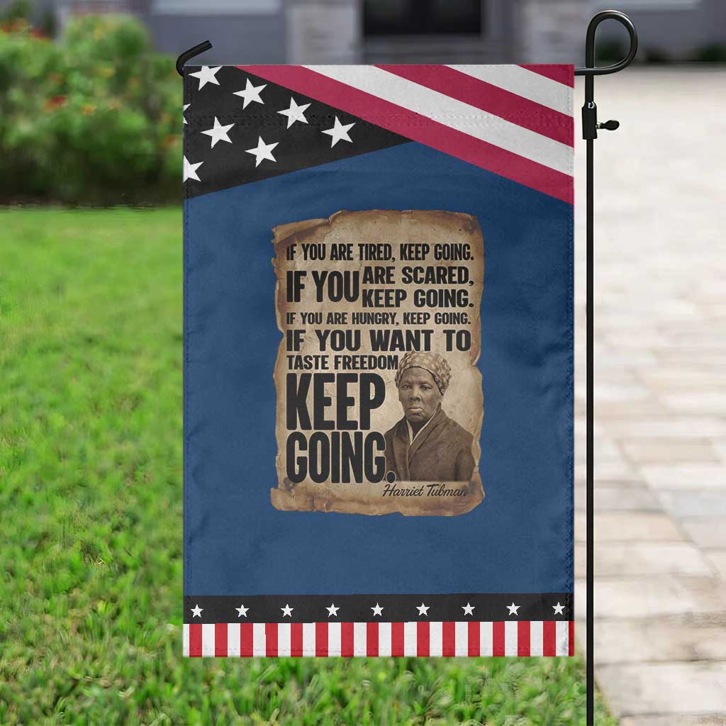 Harriet Tubman Quote Garden Flag Black History African American