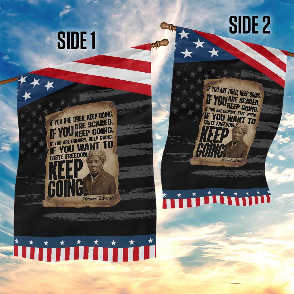 Harriet Tubman Quote Garden Flag Black History African American