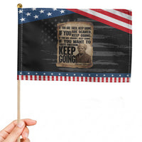 Harriet Tubman Quote Patriotic Handheld Flag Black History African American