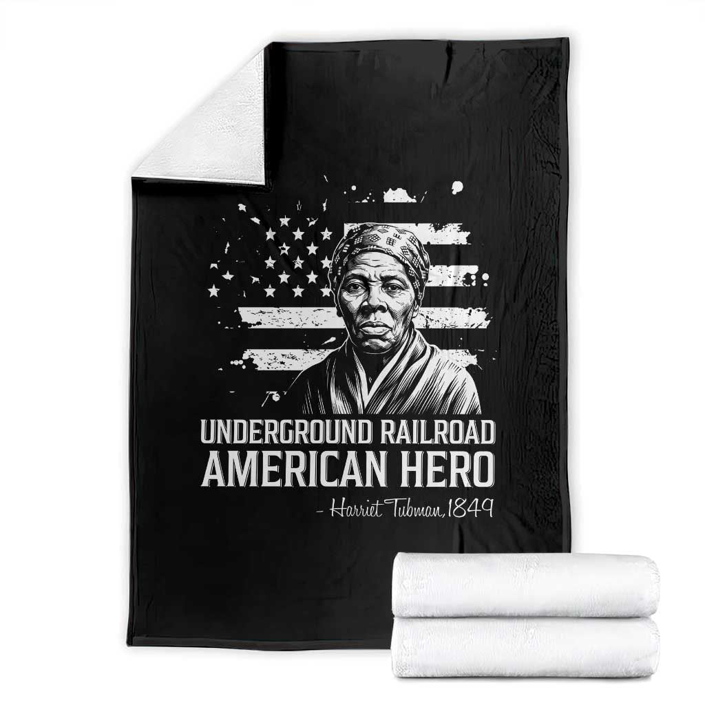 Harriet Tubman Throw Blanket Underground Railroad American Hero History