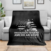 Harriet Tubman Throw Blanket Underground Railroad American Hero History