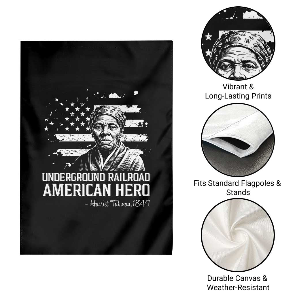 Harriet Tubman Garden Flag Underground Railroad American Hero History