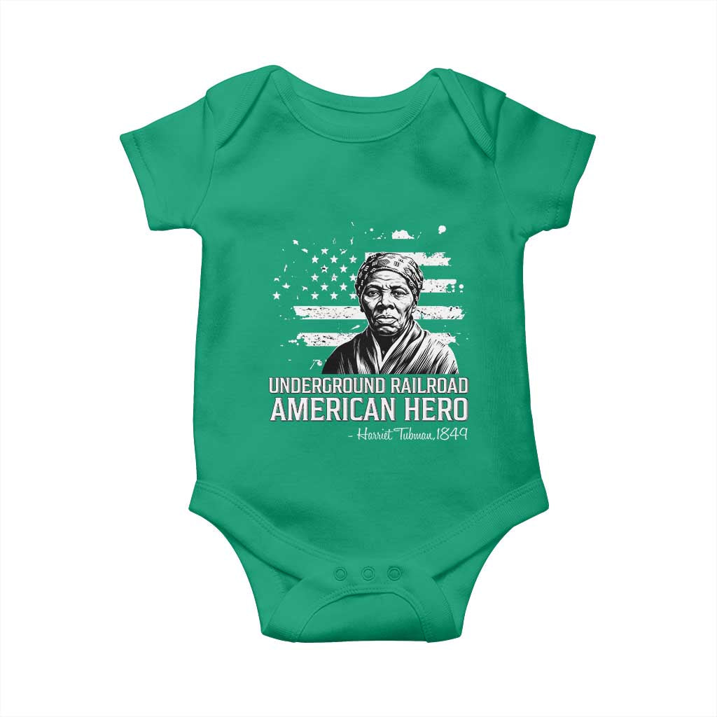 Harriet Tubman Baby Onesie Underground Railroad American Hero History