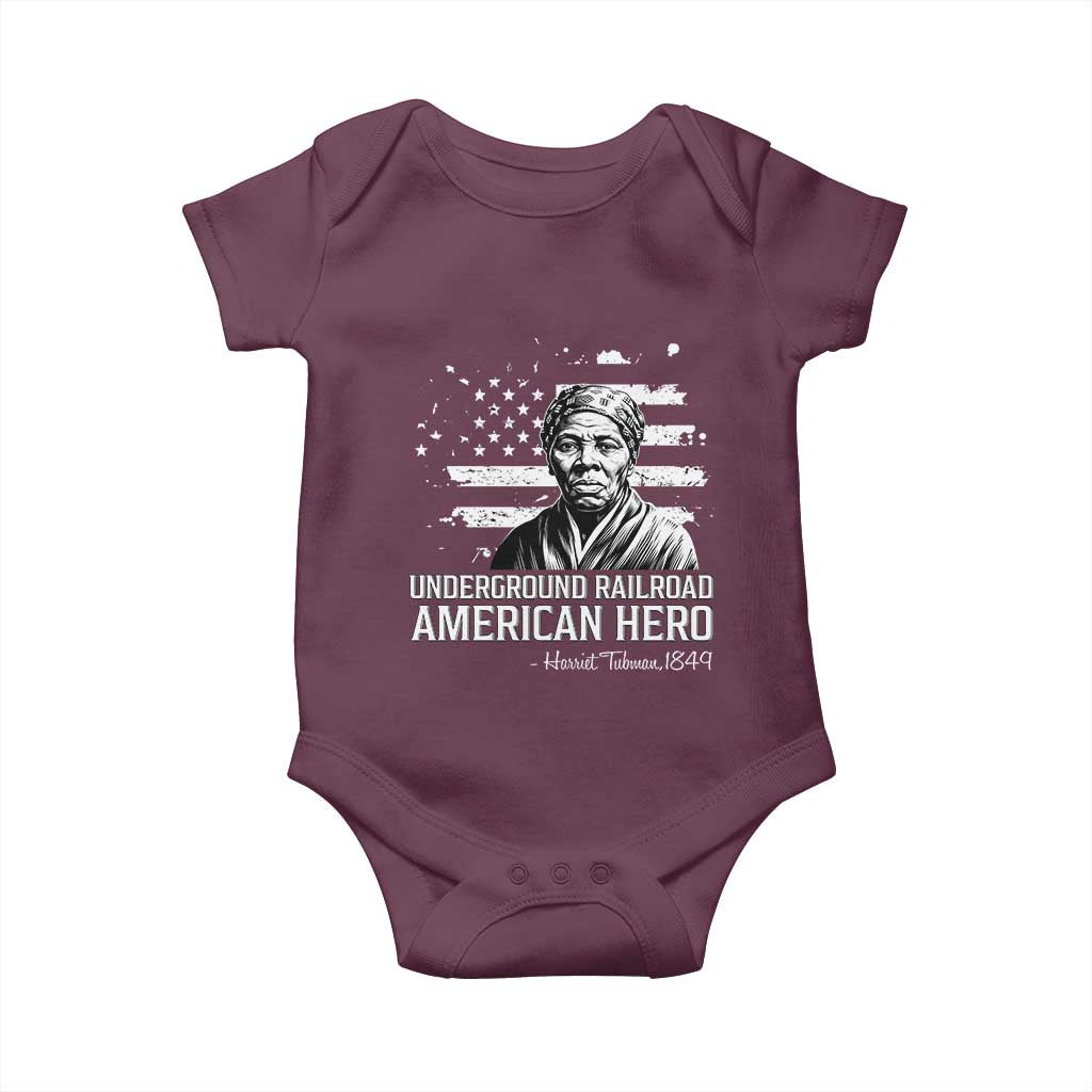 Harriet Tubman Baby Onesie Underground Railroad American Hero History