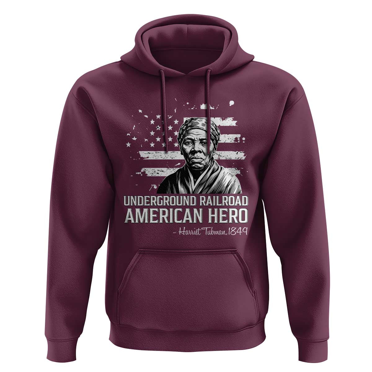 Harriet Tubman Hoodie Underground Railroad American Hero History