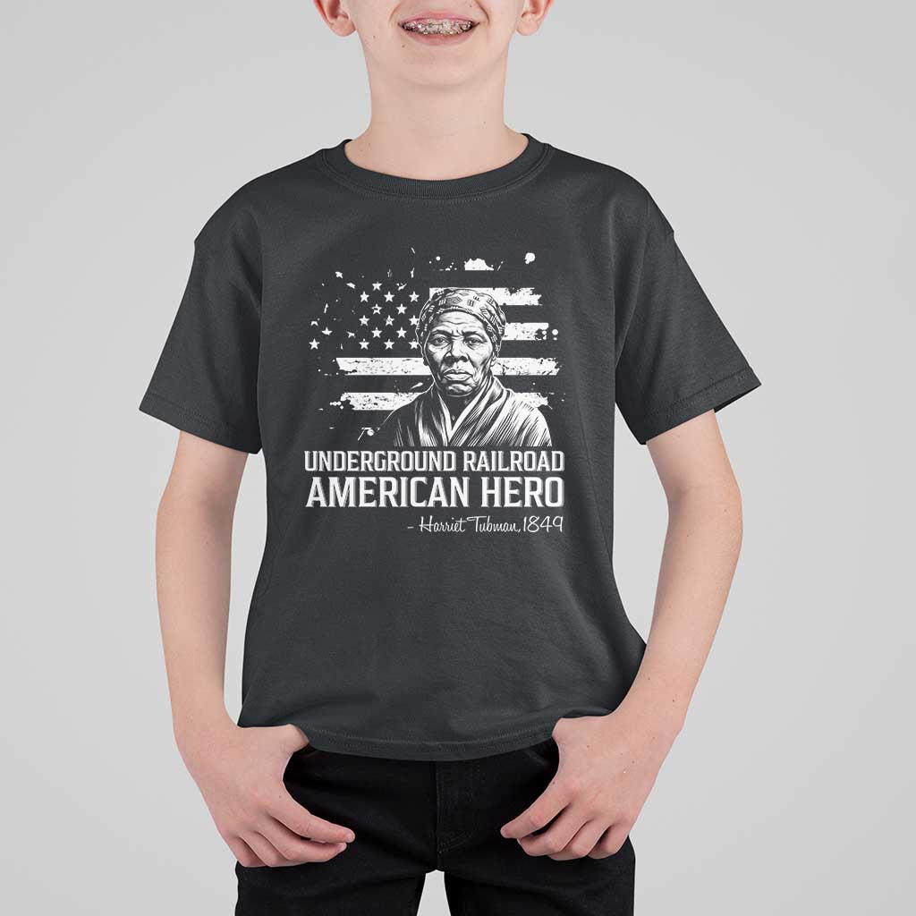 Harriet Tubman T Shirt For Kid Underground Railroad American Hero History