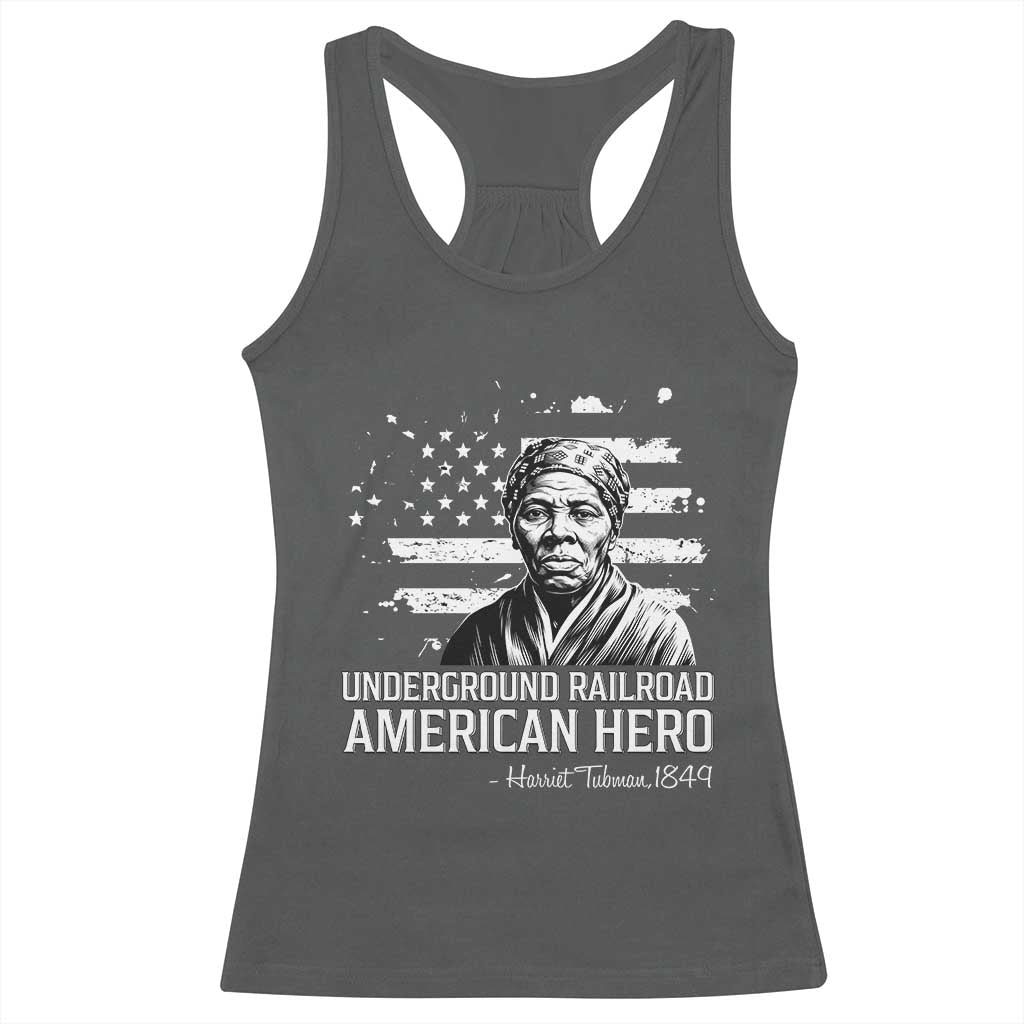 Harriet Tubman Racerback Tank Top Underground Railroad American Hero History