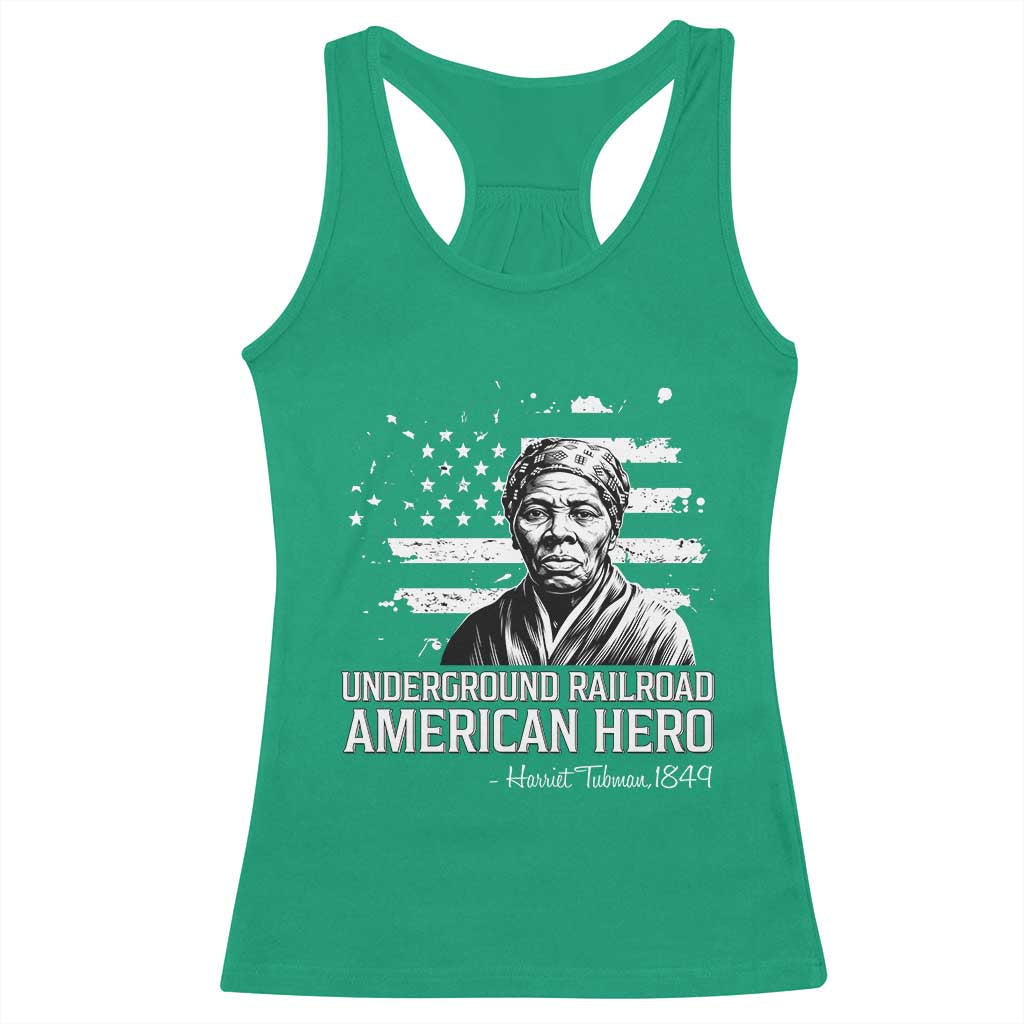 Harriet Tubman Racerback Tank Top Underground Railroad American Hero History