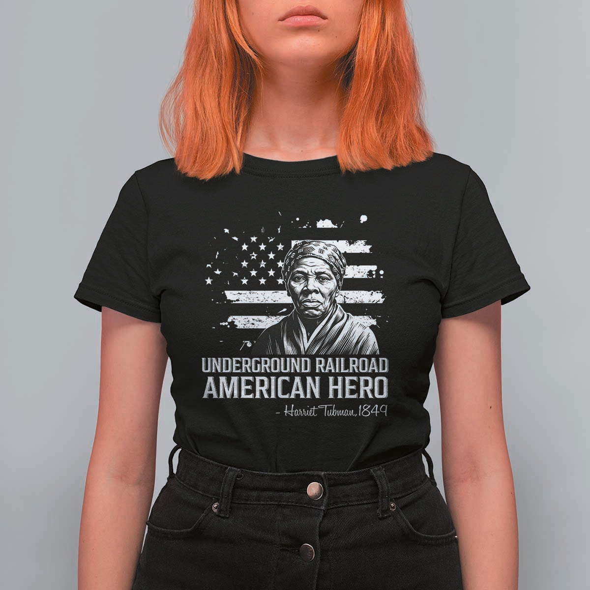 Harriet Tubman T Shirt For Women Underground Railroad American Hero History