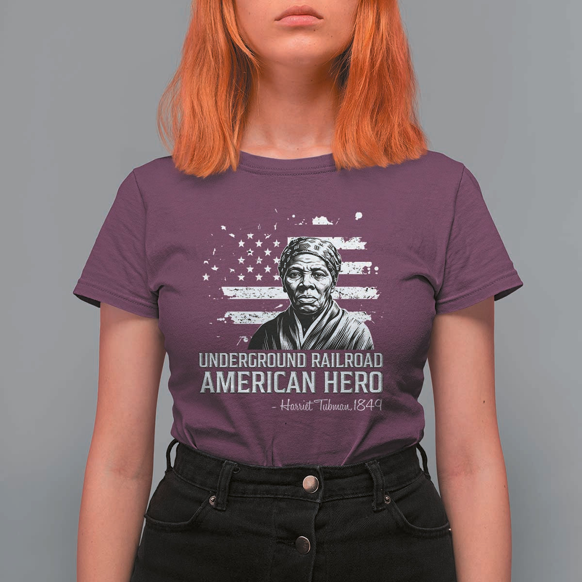 Harriet Tubman T Shirt For Women Underground Railroad American Hero History