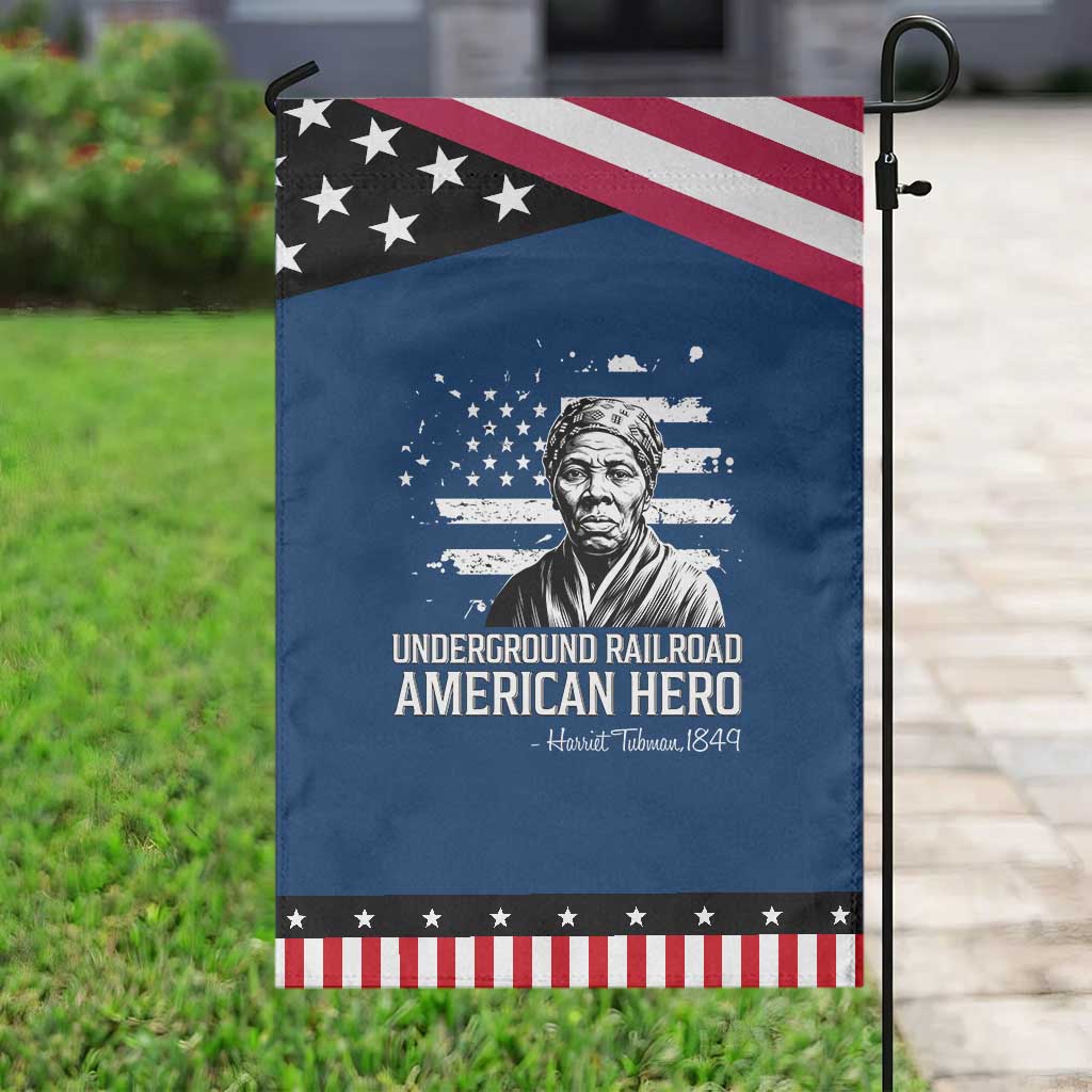 Harriet Tubman Garden Flag Underground Railroad American Hero History