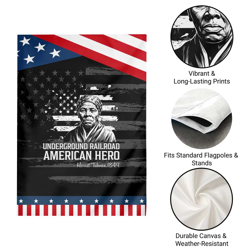 Harriet Tubman Garden Flag Underground Railroad American Hero History
