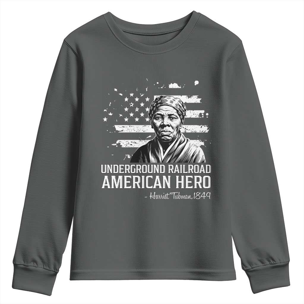 Harriet Tubman Youth Sweatshirt Underground Railroad American Hero History