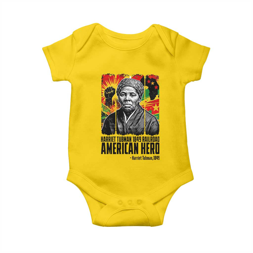 Harriet Tubman Black History Month Baby Onesie Underground Railroad American Hero History