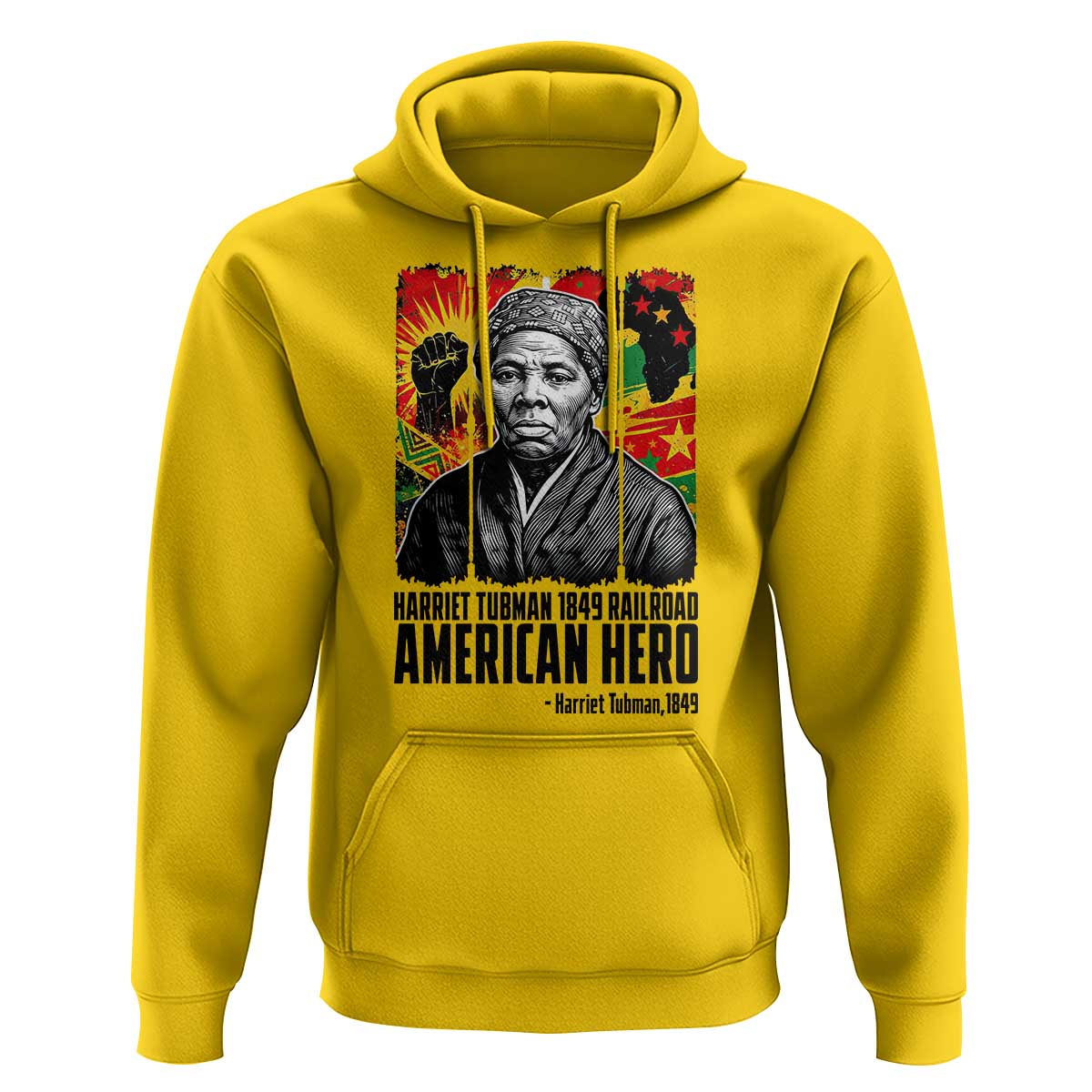 Harriet Tubman Black History Month Hoodie Underground Railroad American Hero History