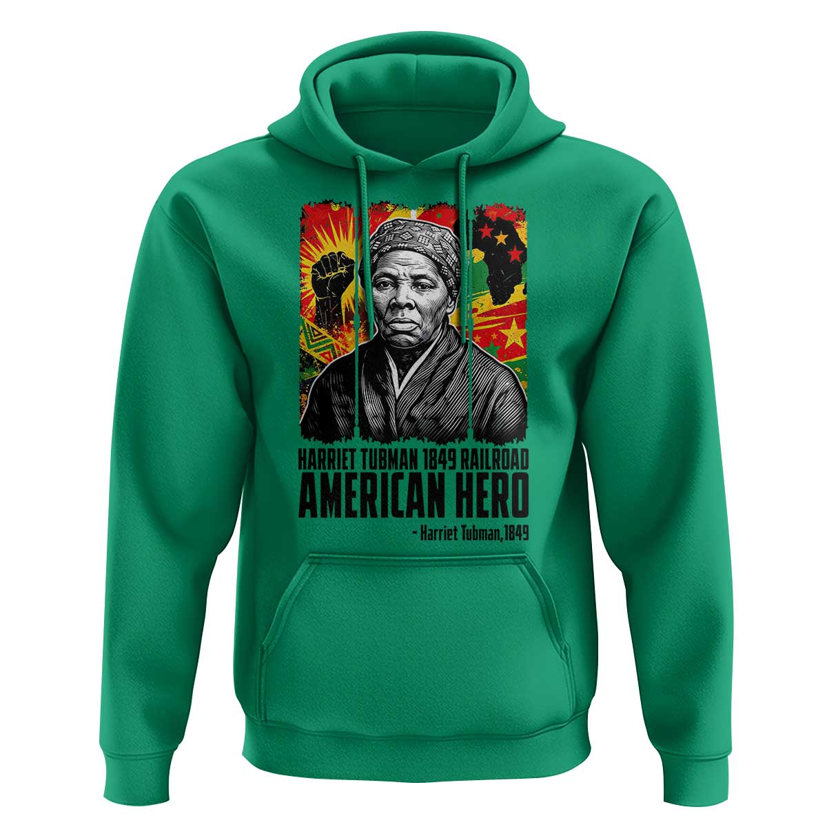 Harriet Tubman Black History Month Hoodie Underground Railroad American Hero History