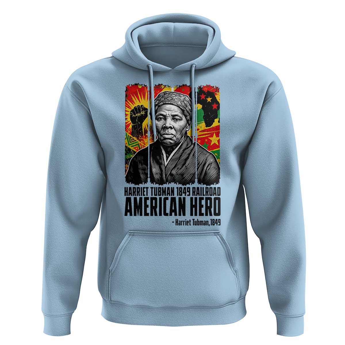 Harriet Tubman Black History Month Hoodie Underground Railroad American Hero History