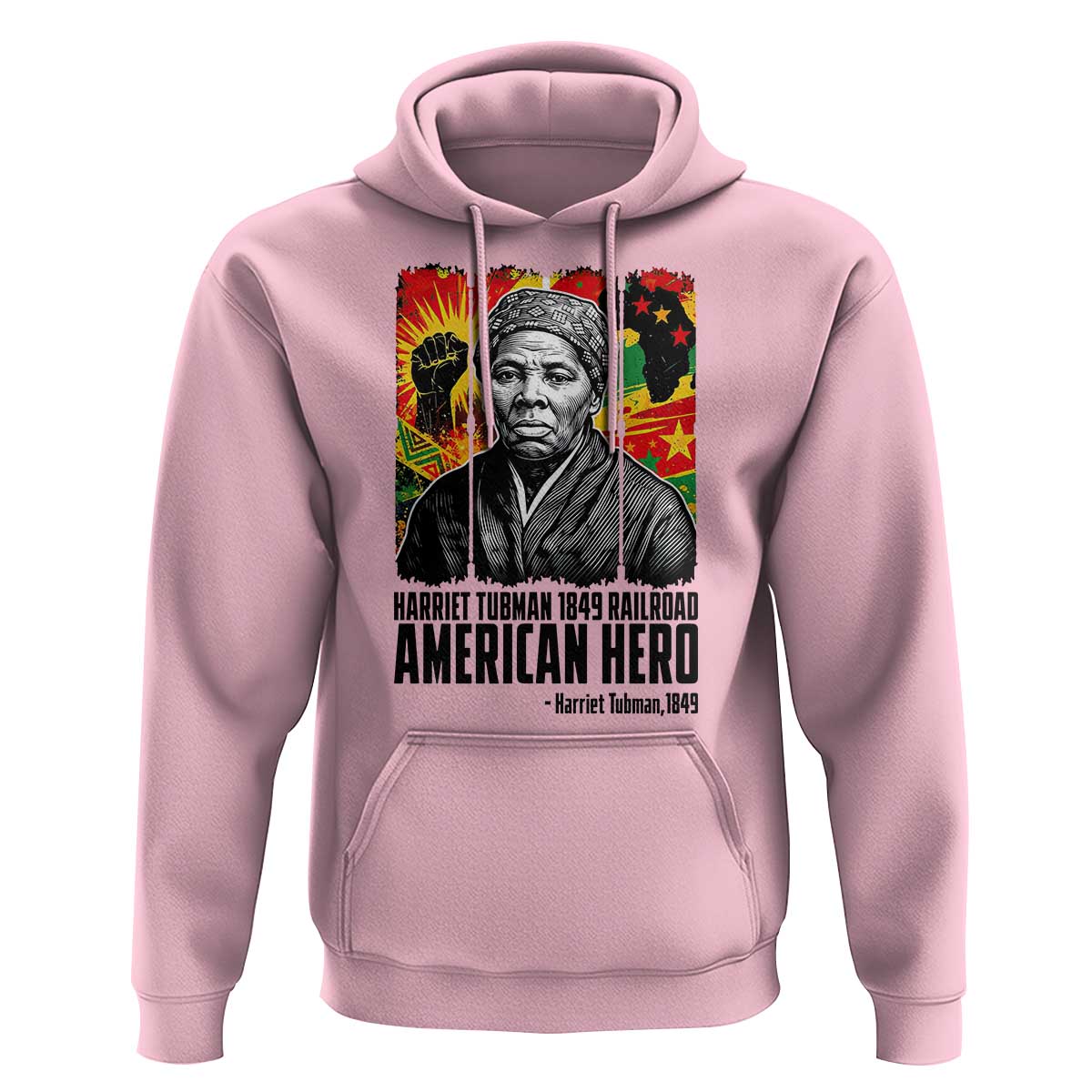 Harriet Tubman Black History Month Hoodie Underground Railroad American Hero History