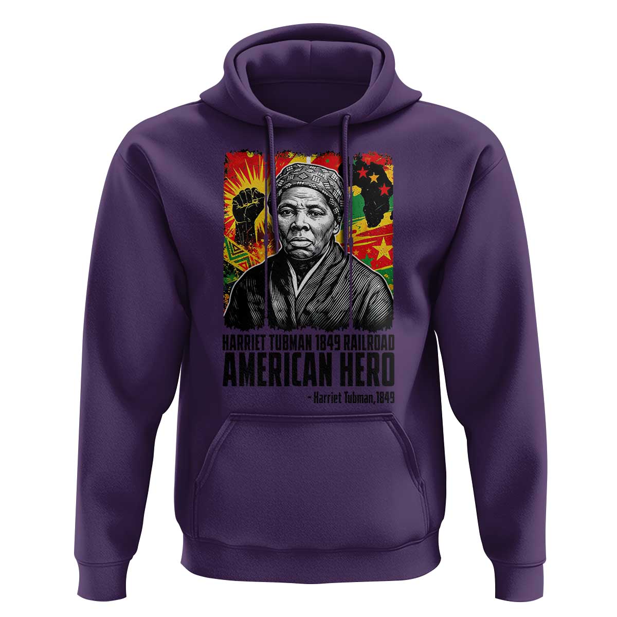 Harriet Tubman Black History Month Hoodie Underground Railroad American Hero History