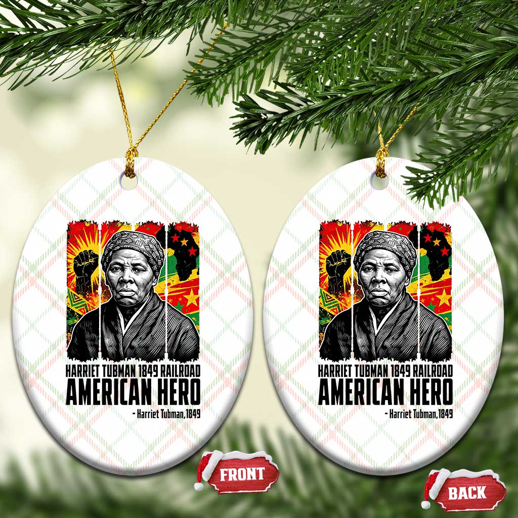 Harriet Tubman Black History Month Ceramic Ornament Underground Railroad American Hero History
