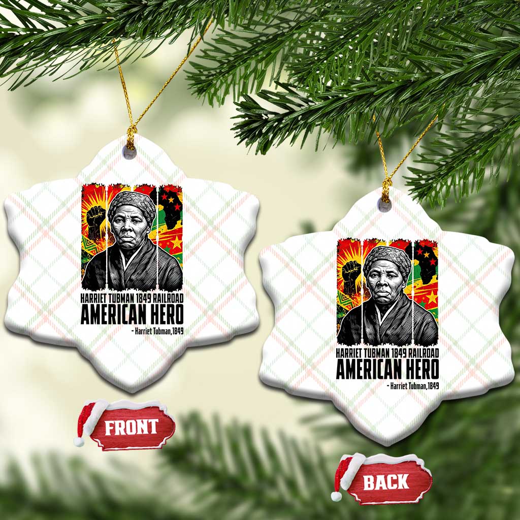 Harriet Tubman Black History Month Ceramic Ornament Underground Railroad American Hero History