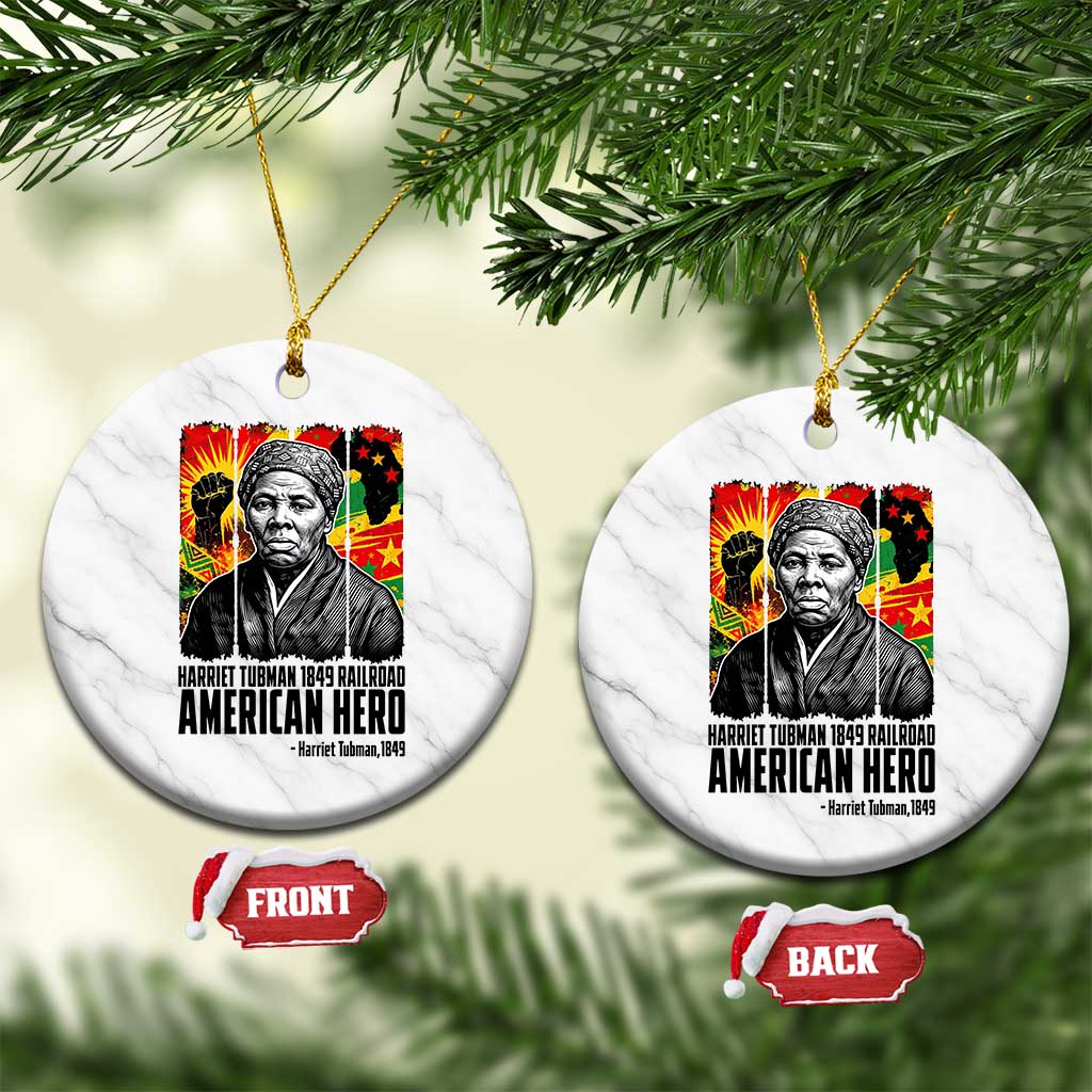 Harriet Tubman Black History Month Ceramic Ornament Underground Railroad American Hero History