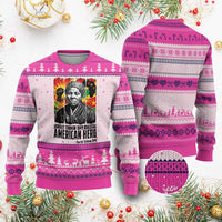 Harriet Tubman Black History Month Ugly Christmas Sweater Underground Railroad American Hero History
