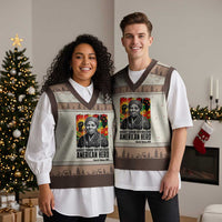 Harriet Tubman Black History Month V-Neck Knit Sweater Vest Underground Railroad American Hero History
