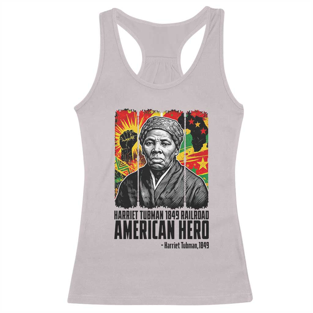 Harriet Tubman Black History Month Racerback Tank Top Underground Railroad American Hero History