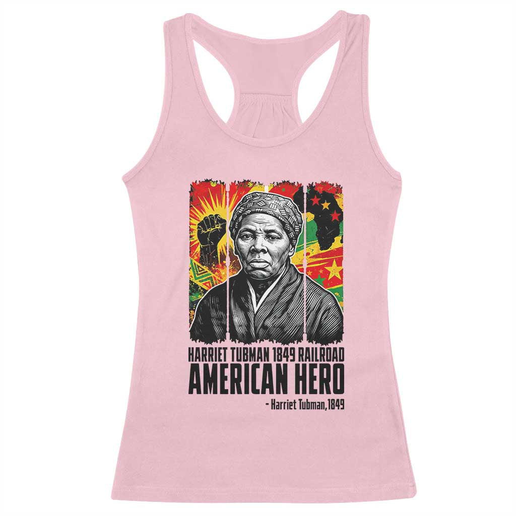 Harriet Tubman Black History Month Racerback Tank Top Underground Railroad American Hero History