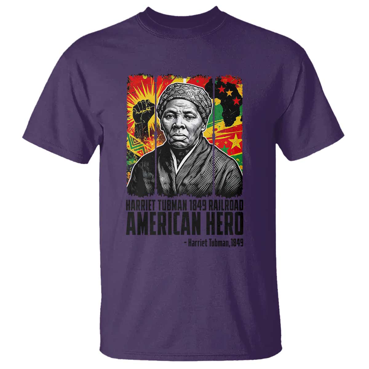 Harriet Tubman Black History Month T Shirt Underground Railroad American Hero History