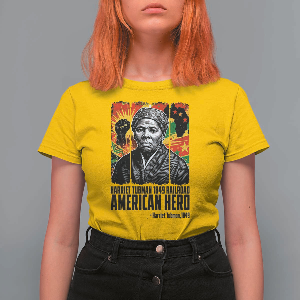 Harriet Tubman Black History Month T Shirt For Women Underground Railroad American Hero History