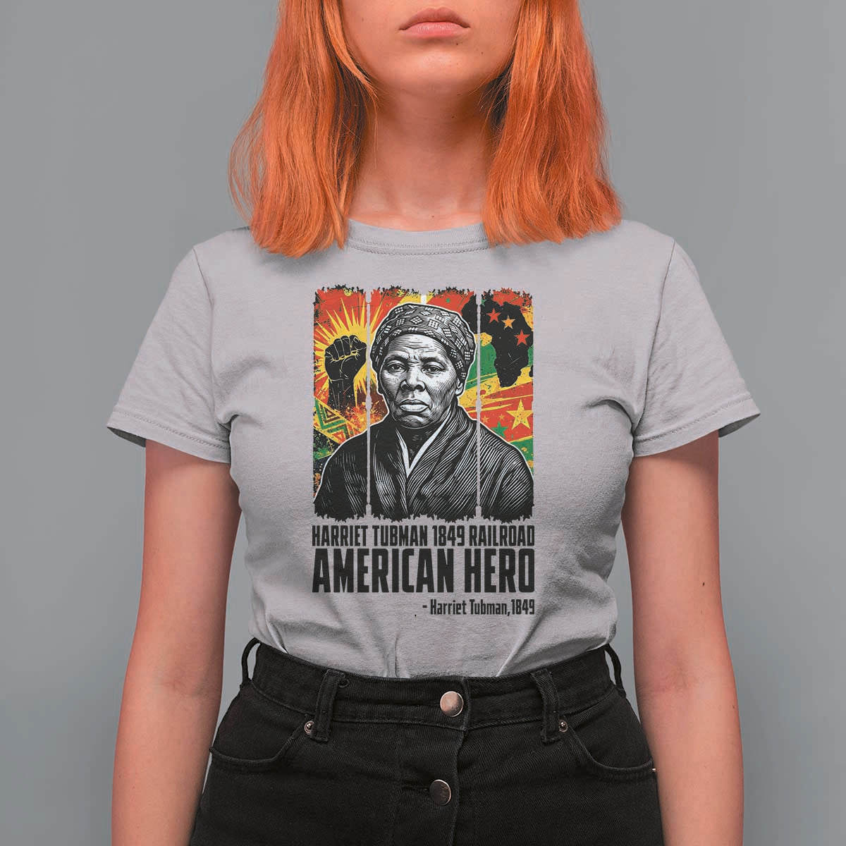 Harriet Tubman Black History Month T Shirt For Women Underground Railroad American Hero History