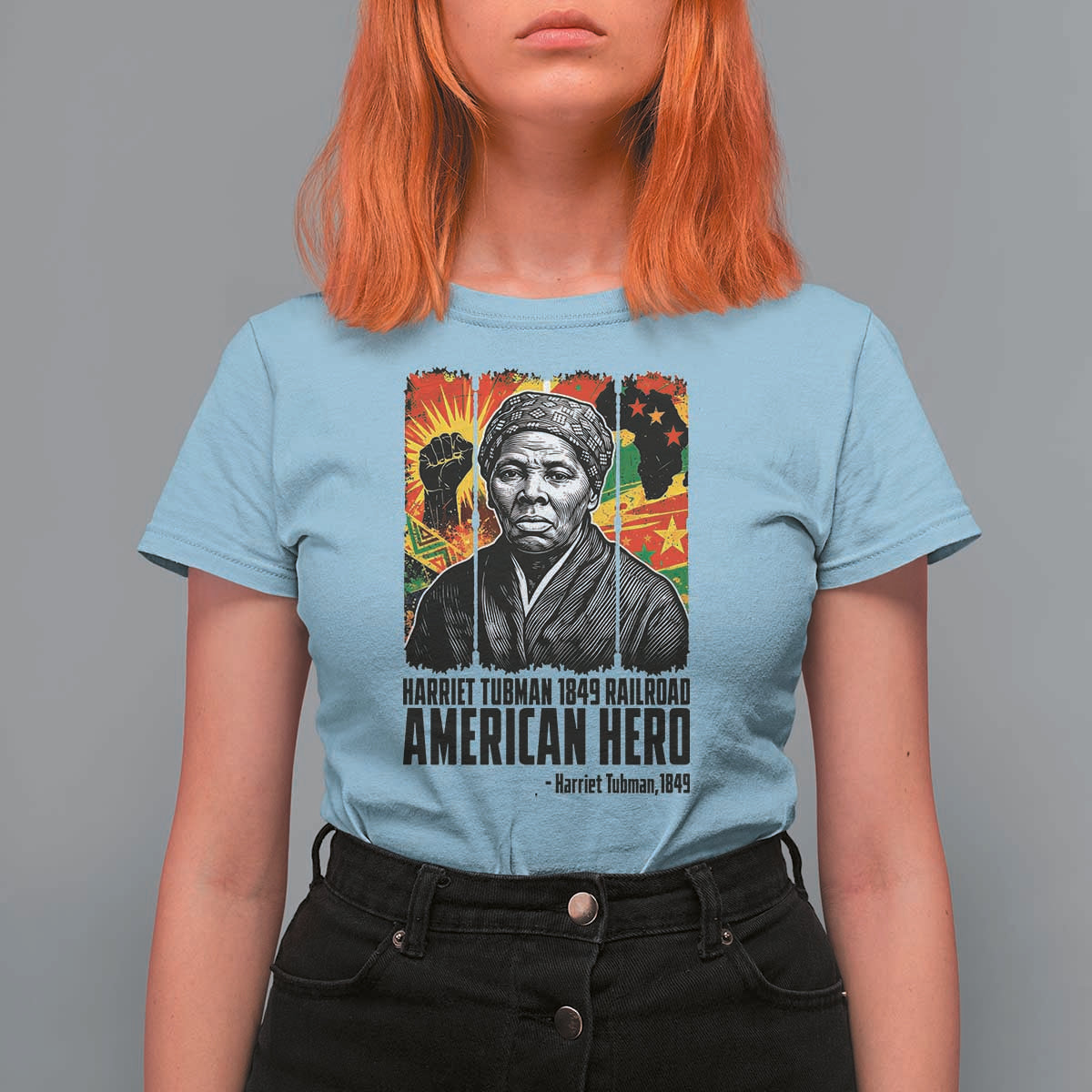 Harriet Tubman Black History Month T Shirt For Women Underground Railroad American Hero History