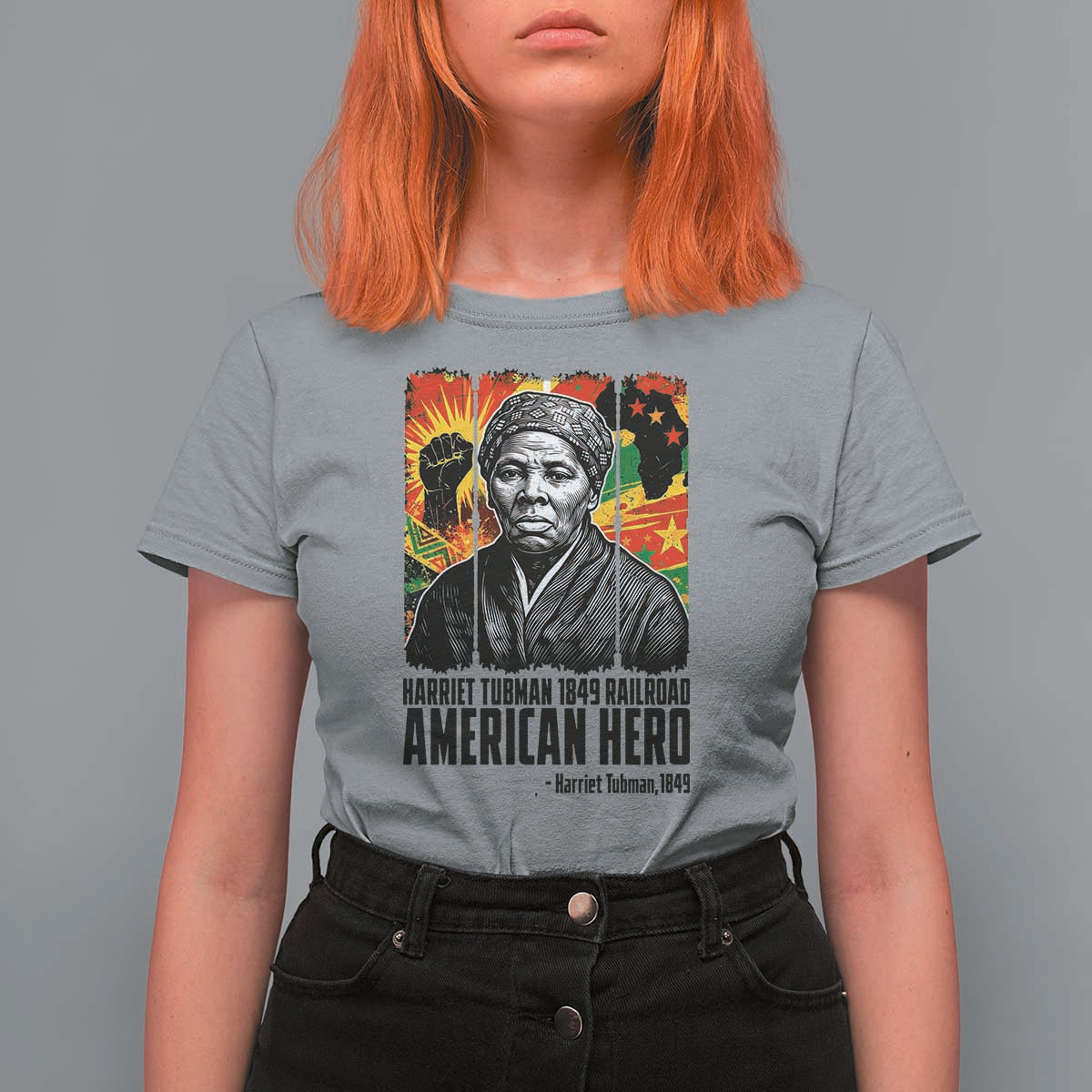 Harriet Tubman Black History Month T Shirt For Women Underground Railroad American Hero History