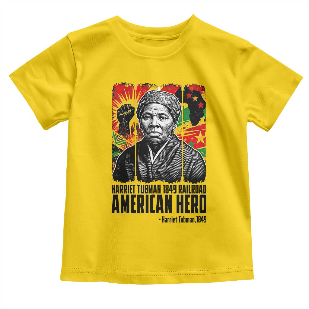 Harriet Tubman Black History Month Toddler T Shirt Underground Railroad American Hero History