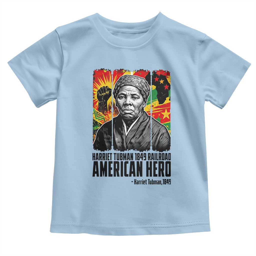 Harriet Tubman Black History Month Toddler T Shirt Underground Railroad American Hero History