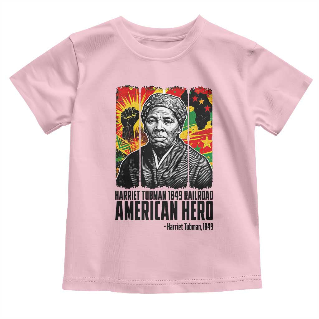 Harriet Tubman Black History Month Toddler T Shirt Underground Railroad American Hero History