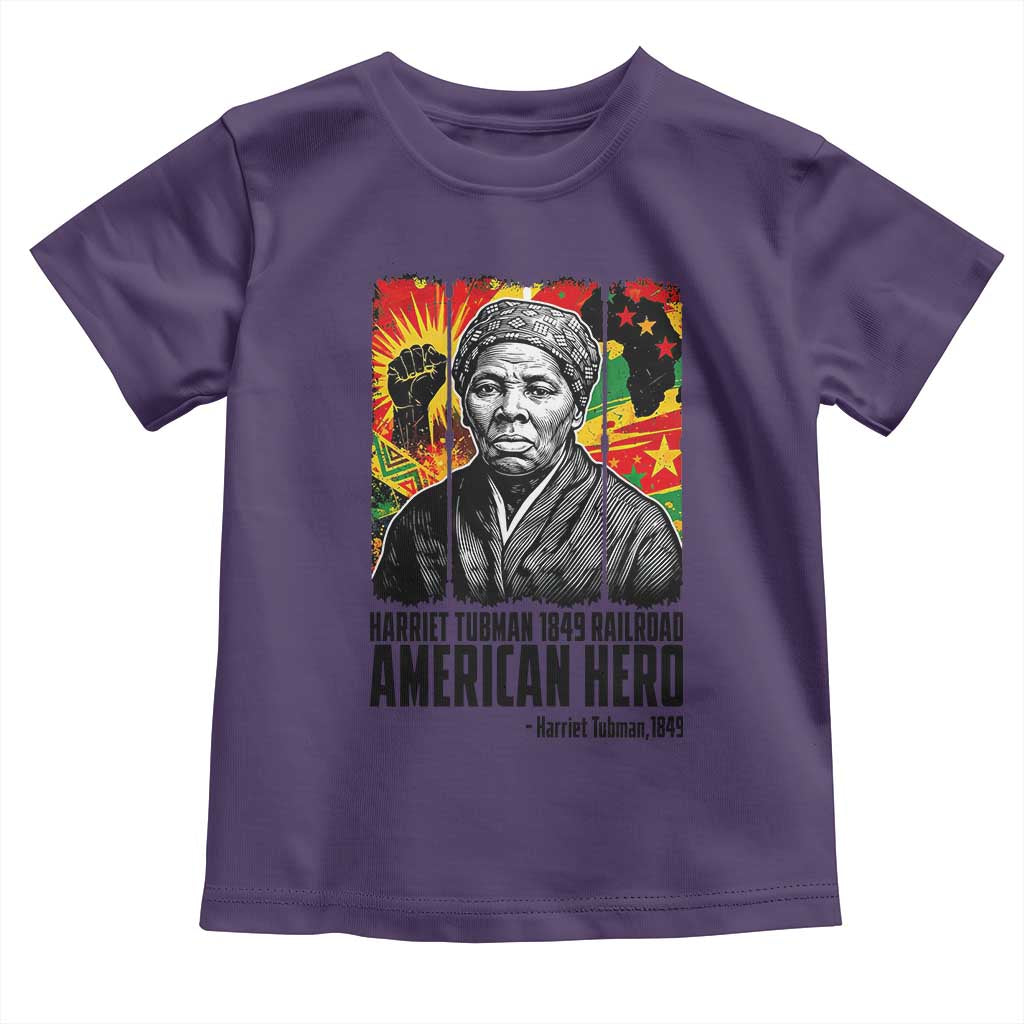 Harriet Tubman Black History Month Toddler T Shirt Underground Railroad American Hero History