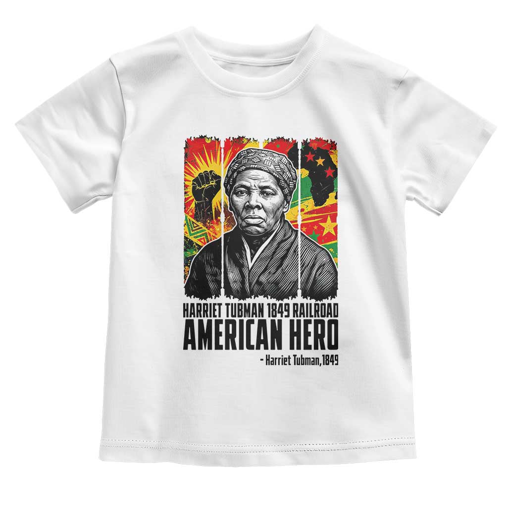 Harriet Tubman Black History Month Toddler T Shirt Underground Railroad American Hero History