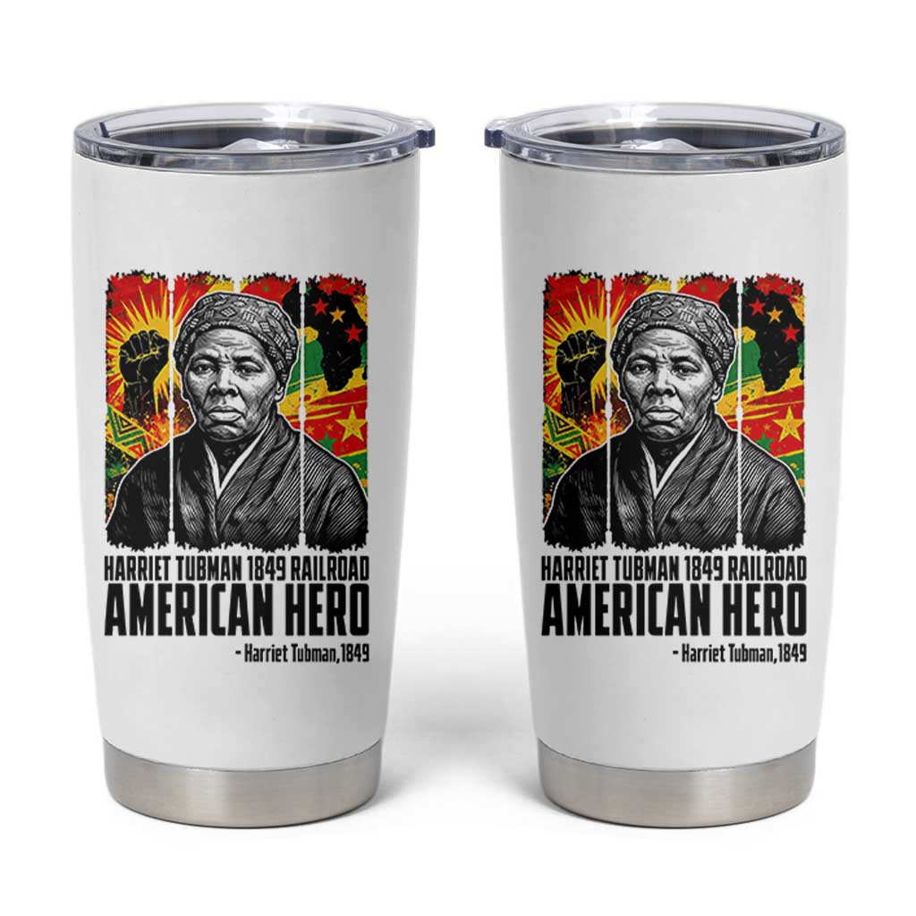 Harriet Tubman Black History Month Tumbler Cup Underground Railroad American Hero History