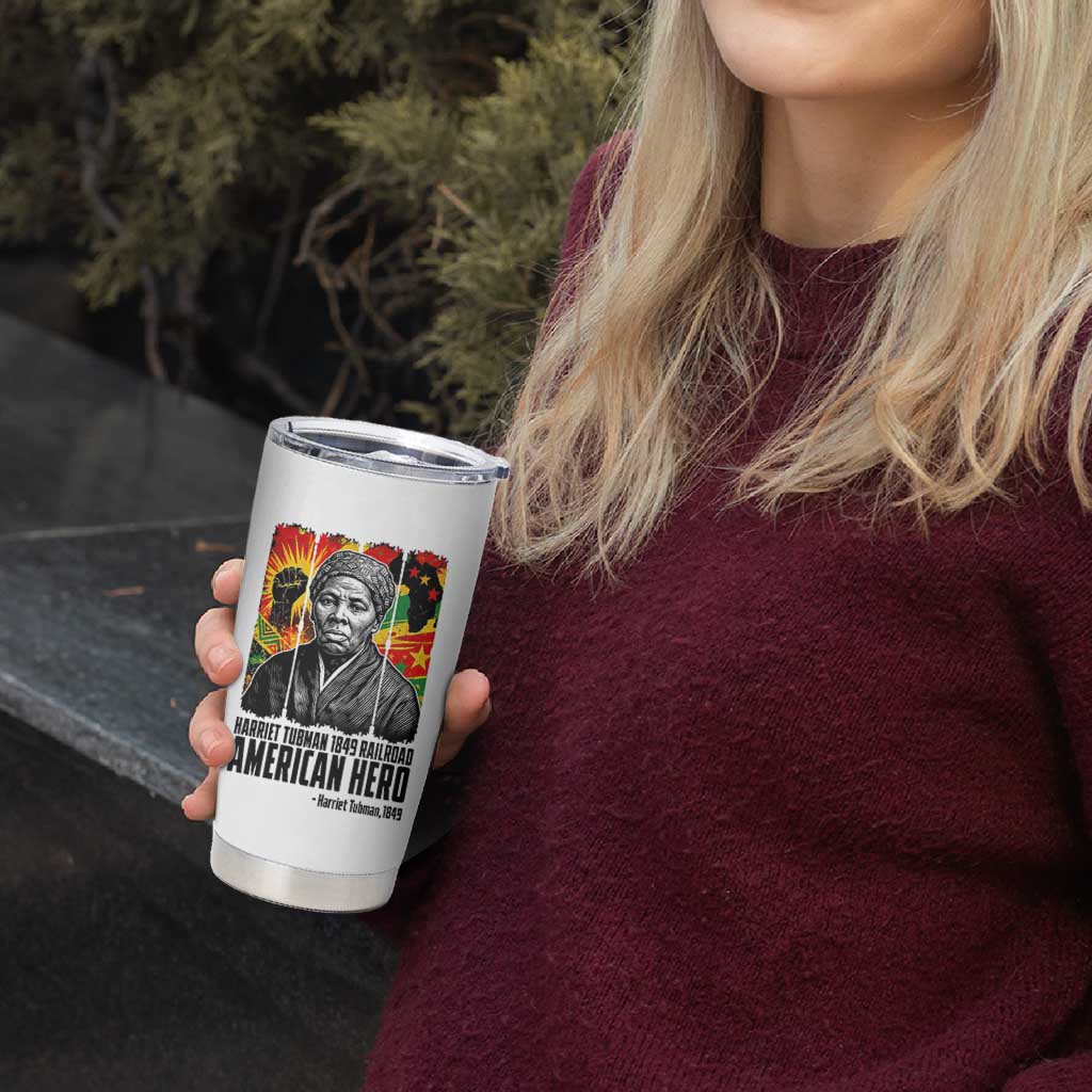 Harriet Tubman Black History Month Tumbler Cup Underground Railroad American Hero History