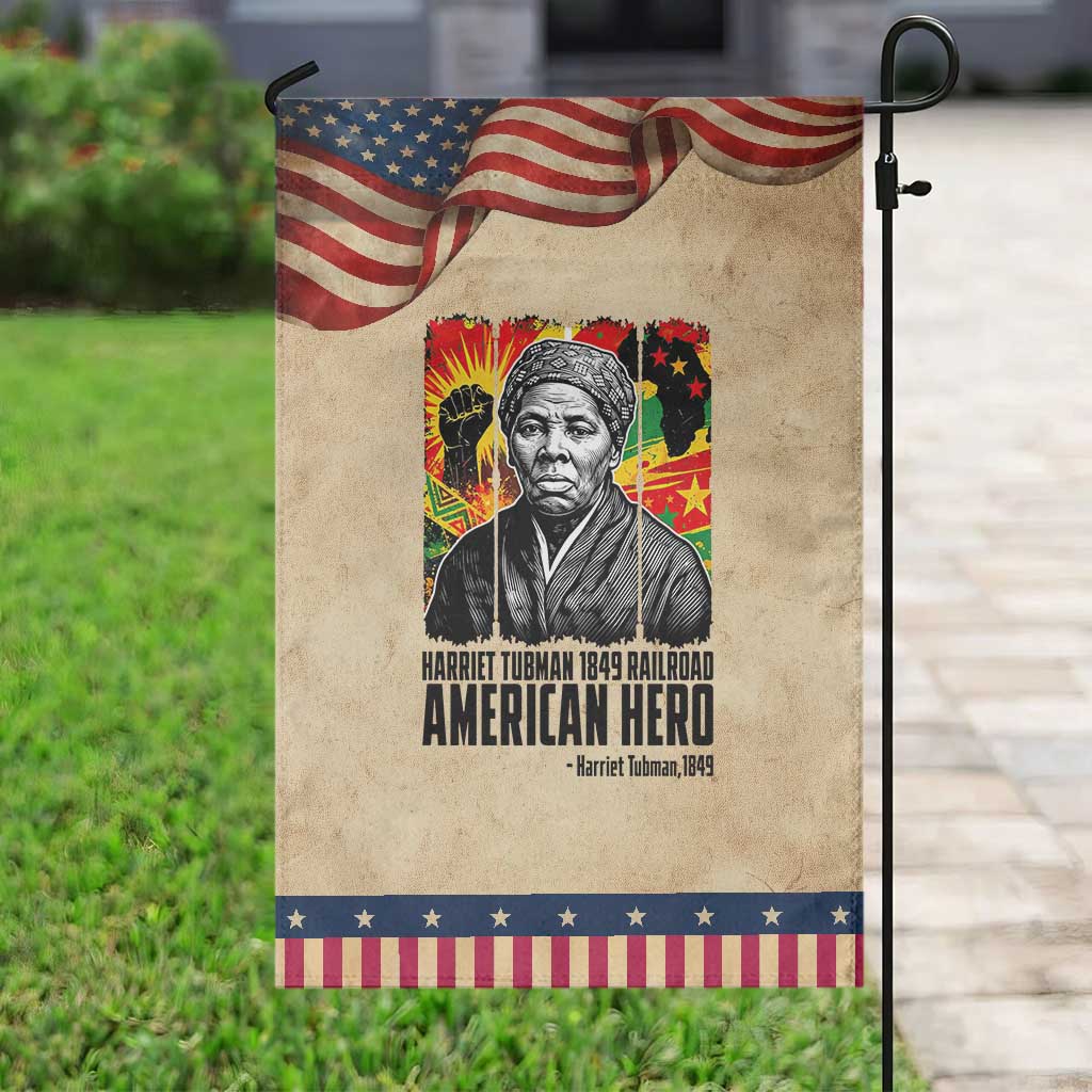 Harriet Tubman Black History Month Garden Flag Underground Railroad American Hero History