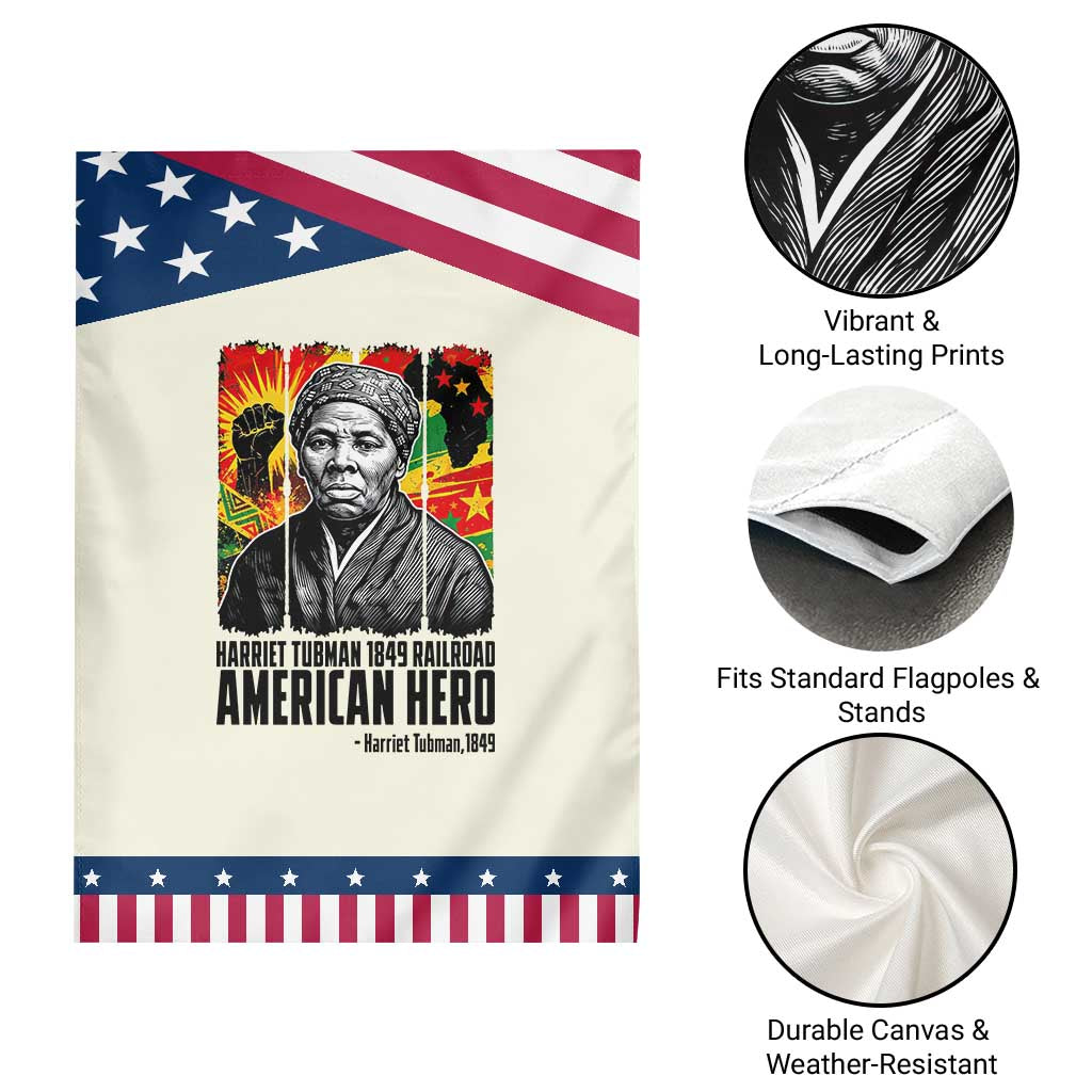 Harriet Tubman Black History Month Garden Flag Underground Railroad American Hero History