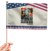 Harriet Tubman Black History Month Patriotic Handheld Flag Underground Railroad American Hero History