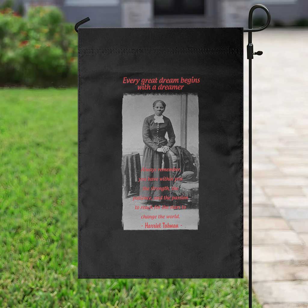 Harriet Tubman Garden Flag Black History Month