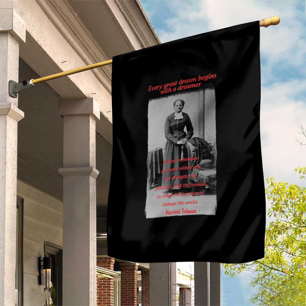 Harriet Tubman Garden Flag Black History Month