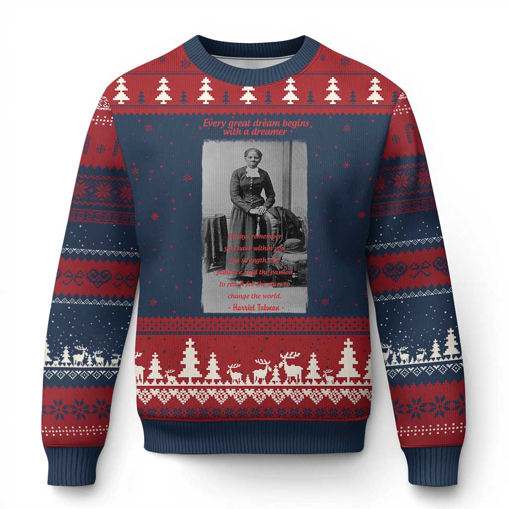 Harriet Tubman Ugly Christmas Sweater Black History Month