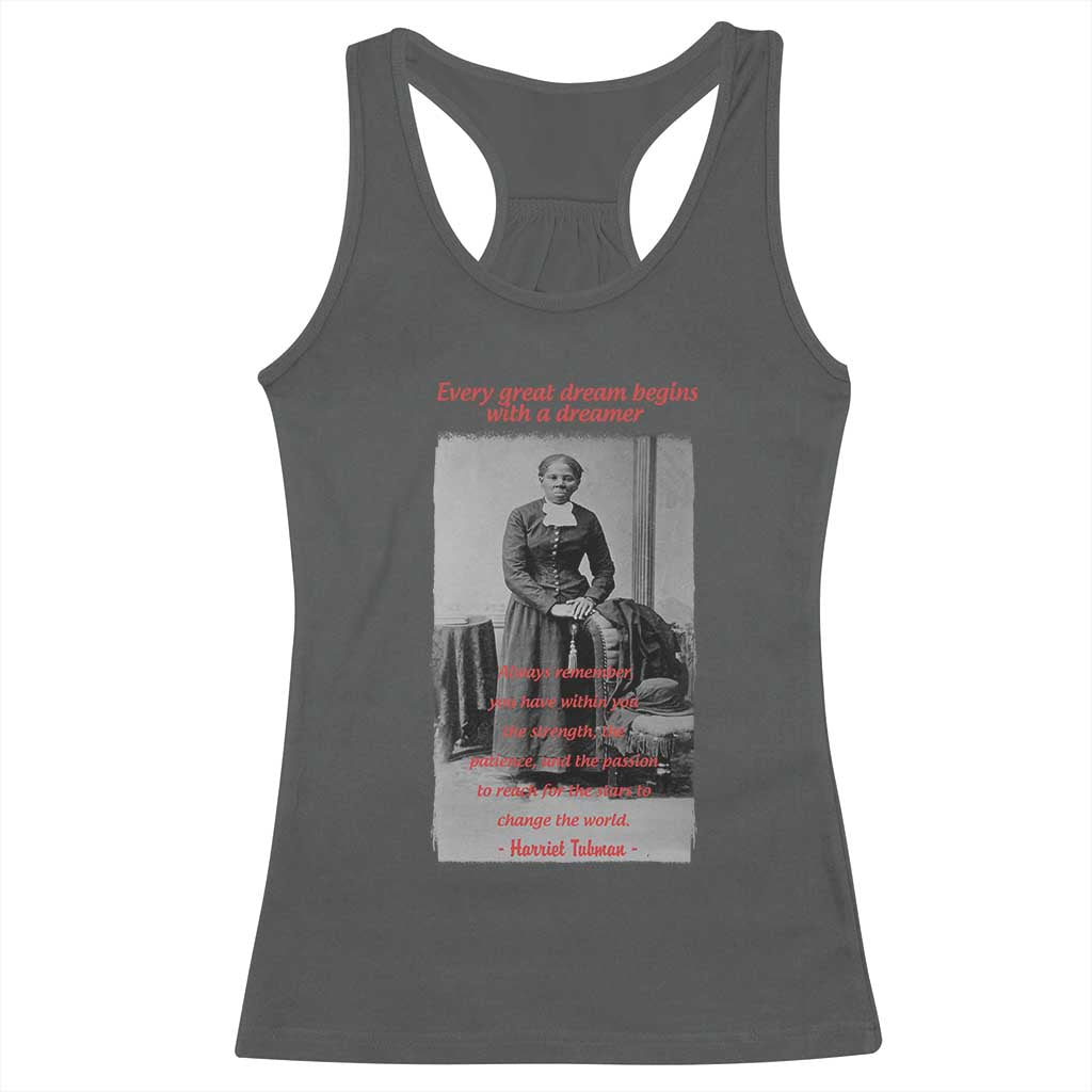 Harriet Tubman Racerback Tank Top Black History Month